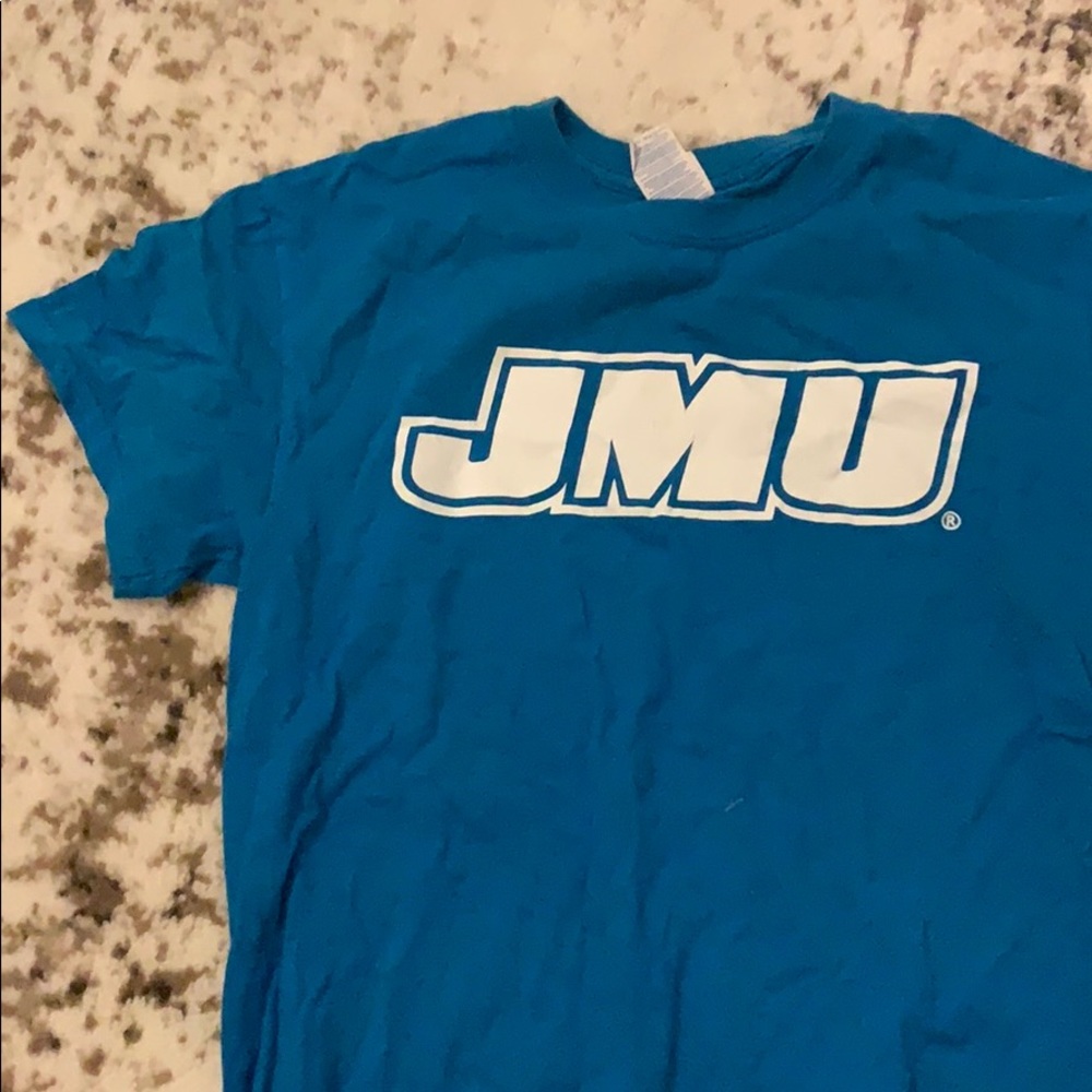 Blue JMU t shirt